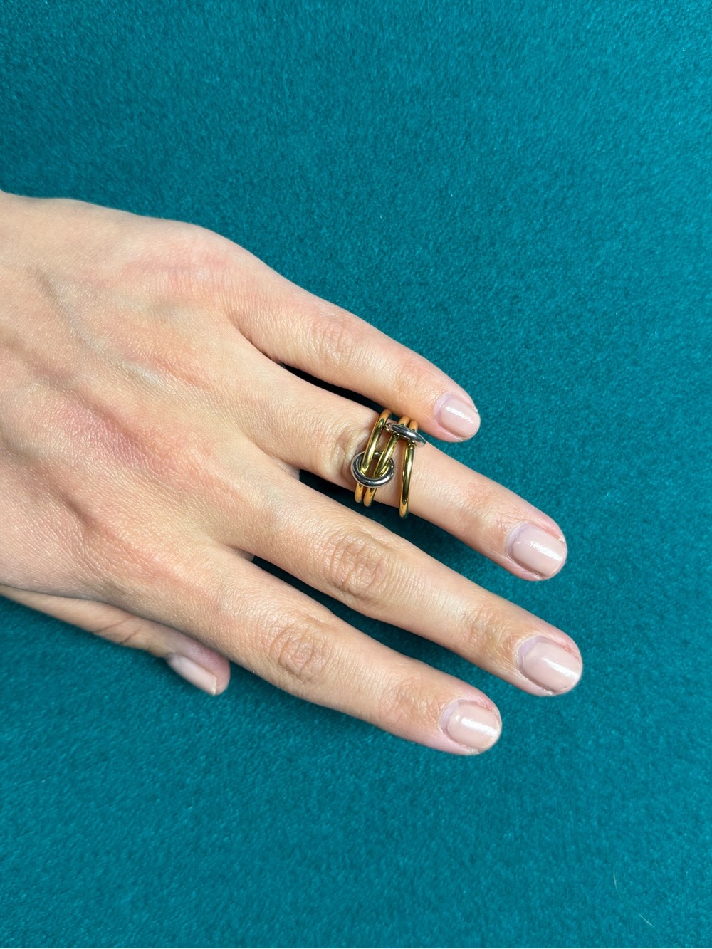 Nordstrom Linked Mixed Metal Ring